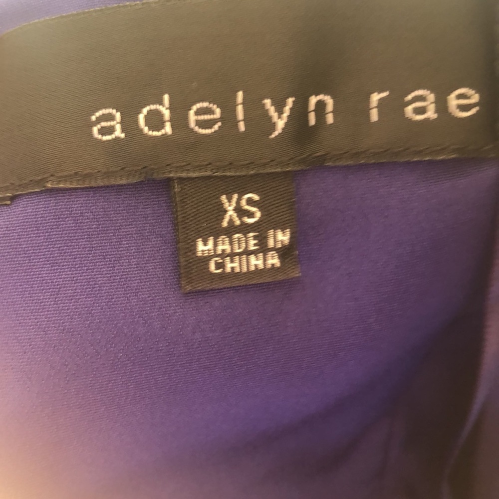 Adelyn Rae Deep Blue Strapless Dress - Picture 4 of 5